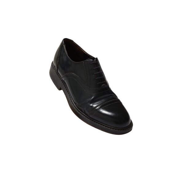 LLOYD (Germany) 90s Minimal Brogueing Stitched Cap Overlay Goodyear
